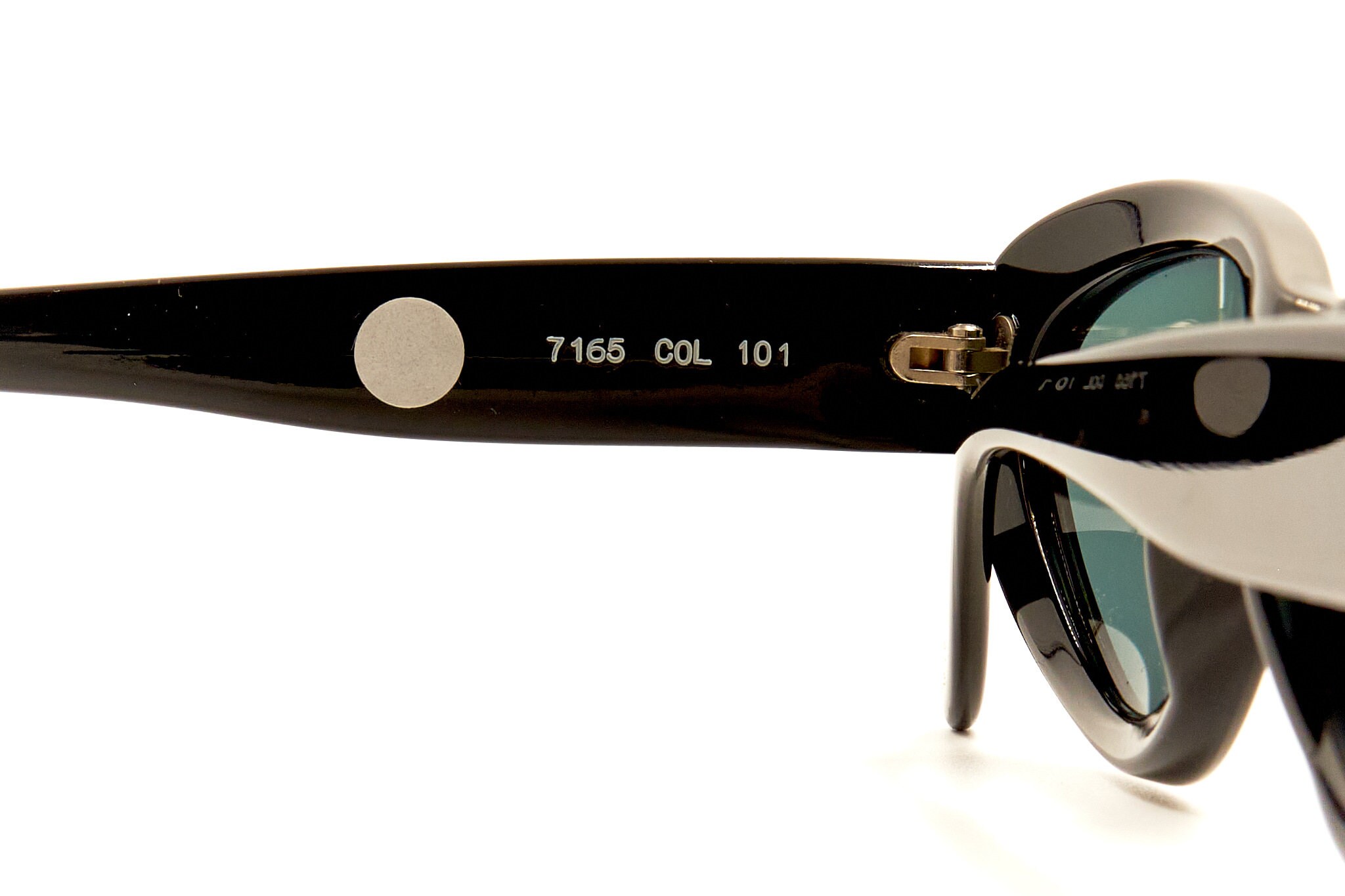 MIKLI Par MIKLI 7165 Col 101 Vintage Designer Black Cateye Sunglasses ...