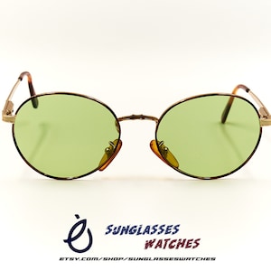 POLICE Mod 2158 Made in Italy Designer Metal Sunglasses / Vintage Eyewear for Men & Women / Good Used Condition