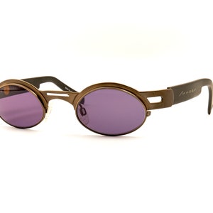 MUGEN TITAN M01 Vintage Designer Steampunk Titanium Frame Sunglasses / Made in Japan / NOS Eyewear for Men & Women / New Old Stock