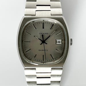 ORANO Vintage Wristwatch for Men and Women with ETA ESA 9362 Quartz Movement / 1980s / Swiss Made Watch / New Old Stock