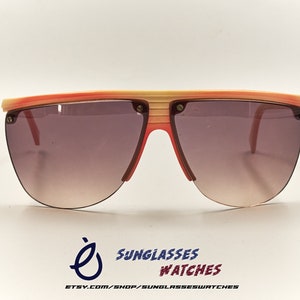 IC 536 LuRodem Made in Italy 1980s Vintage Designer Sunglasses / Men Women / NOS Eyewear / New Old Stock