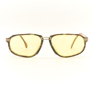 JAGUAR 3831 by FMG 1990s Vintage Highend Aviator Sunglasses / Good Preowned Condition with New Yellow Lenses