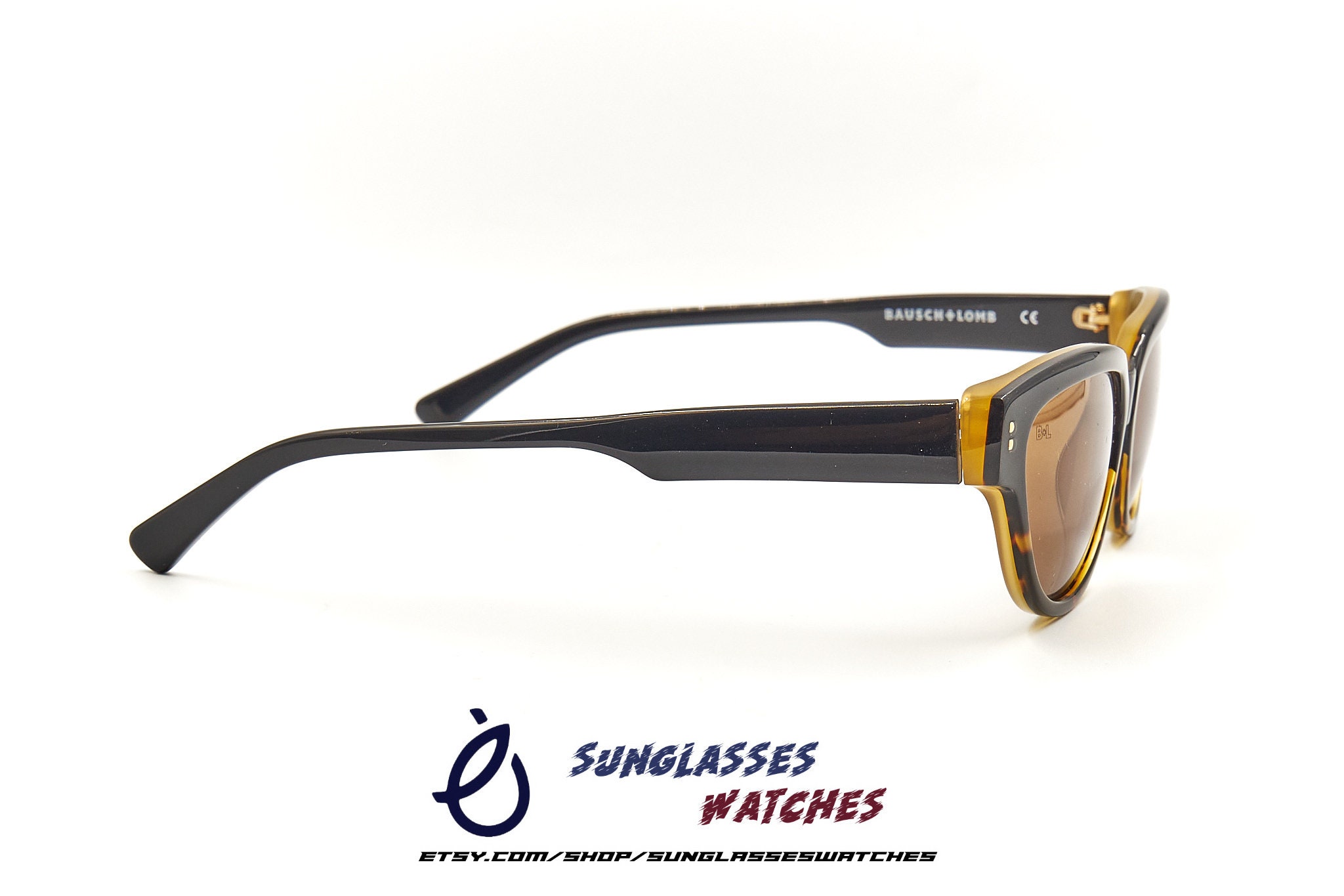 BAUSCH LOMB J3878 R9712 53 14 Acetate Highend Sunglasses / New Old