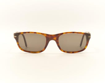 Gafas de sol vintage rectangulares PERSOL 2679 S 53 21 color tortuga / En buen estado con lentes de repuesto / Gafas para hombre y mujer