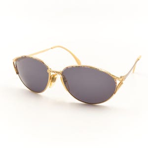 MOREL 1508 Col 583 55 16 Gold Plated Vintage Designer Highend Sunglasses Made in France Women Eyewear / Good Preowned Condition New Lenses