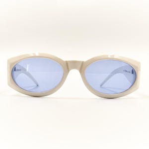 Gianfranco FERRE GFF 384 White Stylish Designer Sunglasses Made in Italy / NOS Eyewear for Men Women / New Old Stock / Deadstock