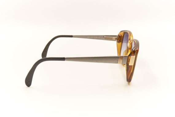 ZEISS 2038 Vintage Solid Bridge Rectangular Sungl… - image 7