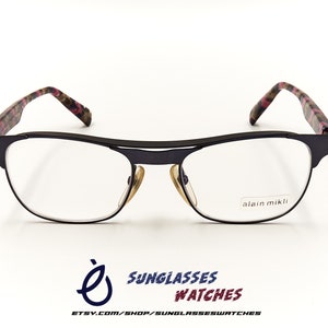 ALAIN MIKLI AL1221 Vintage Designer Highend Glasses Frame Made in France / NOS Eyewear for Women / New Old Stock