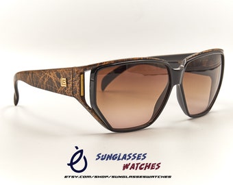 Occhiali Da Sole Oversize Sportivi EASON Eyewear &ndash; Modello Scudo Ciclismo, Telaio Nero, UV400