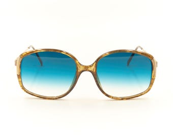 CHRISTIAN DIOR CD 2512 20 Optyl Metal Combo Made in Germany Vintage Sunglasses for Women / Designer Eyewear 1980s / New Old Stock
