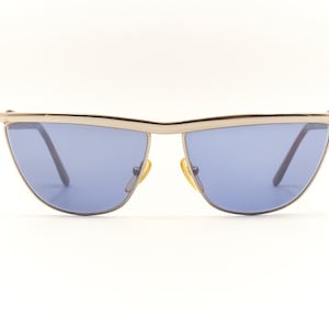 GIANNI VERSACE Mod S 81 Metal Acetate Combination Sunglasses / NOS / 1980s Vintage Designer New Old Stock / Men Women