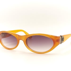Authentic GIANNI VERSACE Mod 407 Col 443 Medusa Theme Sunglasses / Good Preowned Condition / 1990s Vintage Designer / Men Women