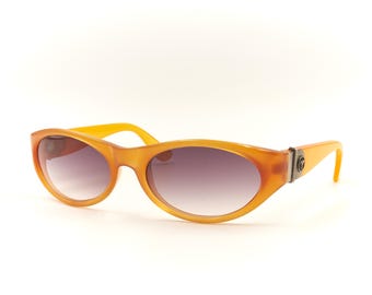GIANNI VERSACE Mod 407 Col 443 Medusa Thema Sonnenbrille / guter gebrauchter Zustand / 1990s Vintage Designer / Herren Damen