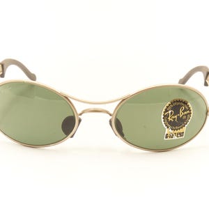 Vintage B&L Ray-Ban Sunglasses Orbs W2178 Polished Pewter Oval Bausch & Lomb Vintage ray ban orbs - Gem main image 2