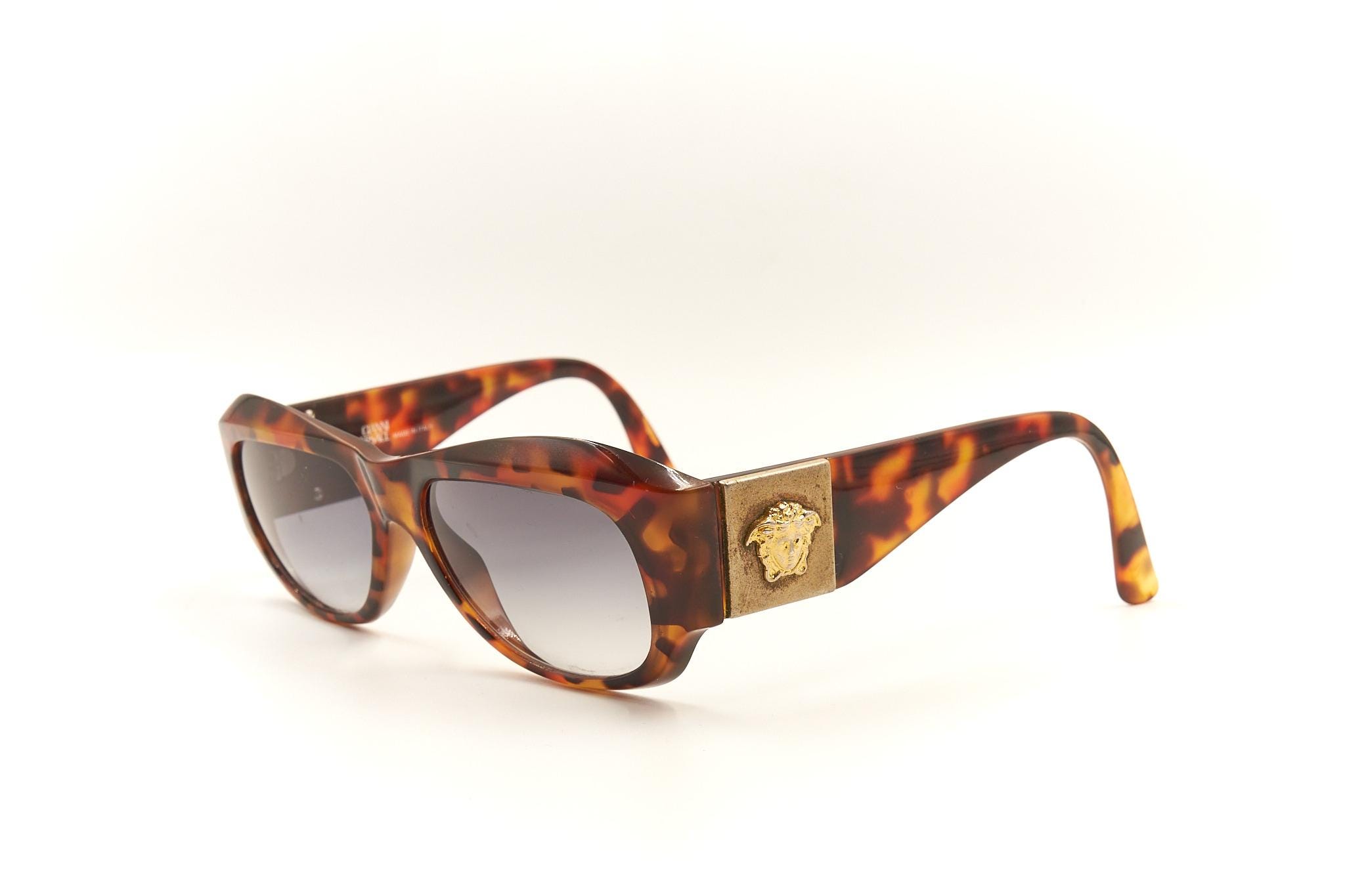 Vintage Gianni Versace Tortoise Shell Sunglasses Gianni Versace 415 280 – Sammy & Nino main image 4