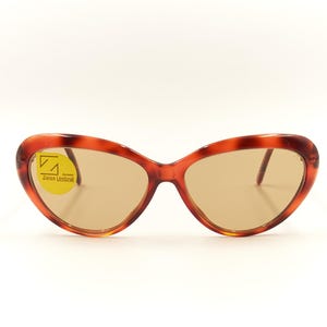 ZEISS 8339 8200 West GERMANY Tortoise Cateye Sunglasses / New Old Stock / 1990s Vintage Designer / Men Women