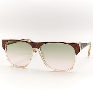 LAURA BIAGIOTTI V 138 Narciso 1980s Vintage Acetate Designer Sunglasses for Men & Women / Made in Italy / NOS New Old Stock