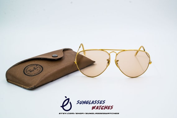Ray Ban Bausch Lomb 62 14 Photo Brown Rare Aviator Occhiali da | Etsy Italia
