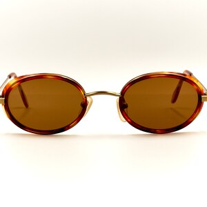 MIKLI par MIKLI 7661 Vintage Designer Metal Tortoise Combo Sunglasses / Made in Japan / NOS Eyewear for Women / New Old Stock