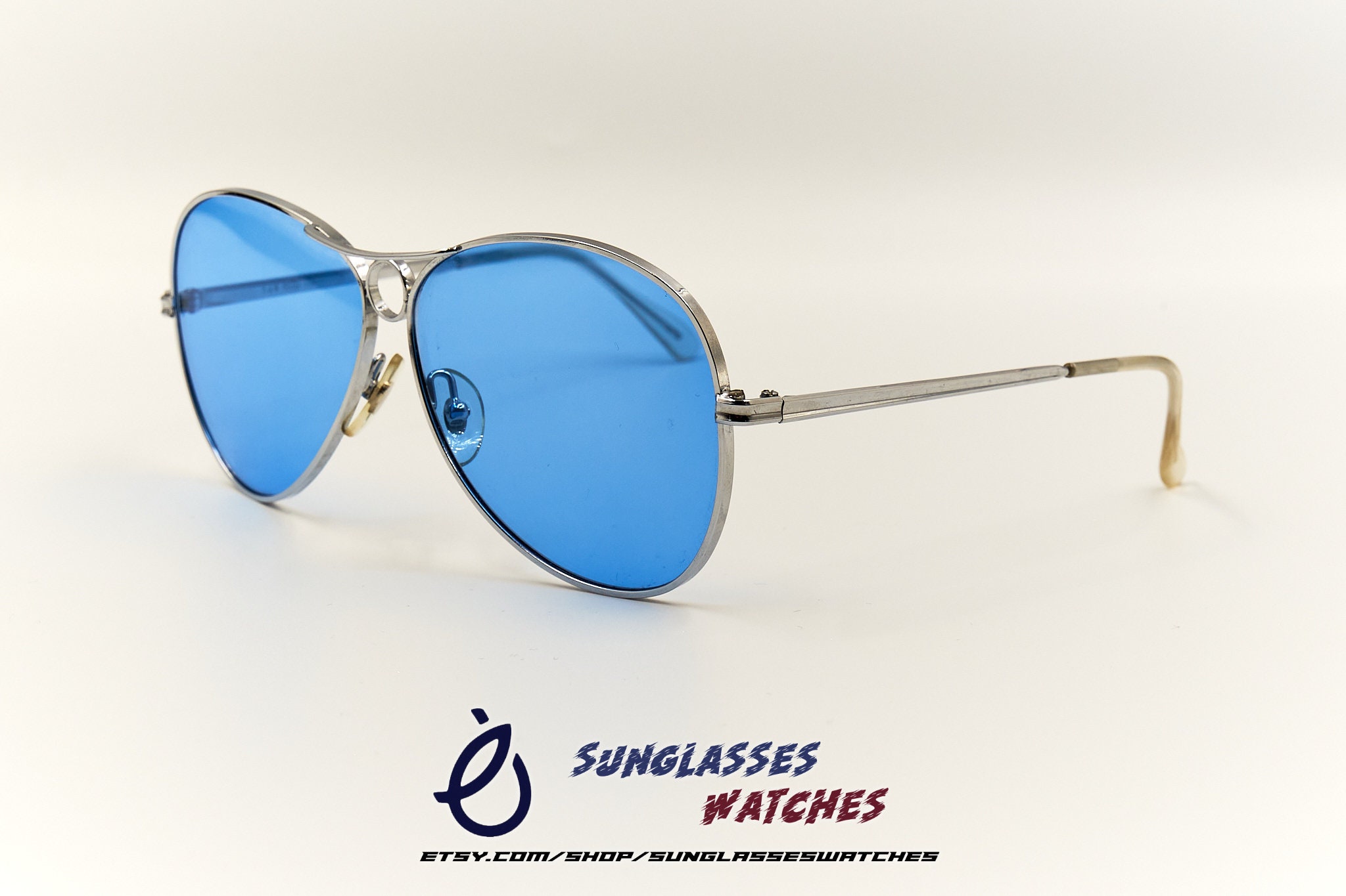 OGZ 708 Shooter Aviator Bullet Hole Sunglasses Made in Italy