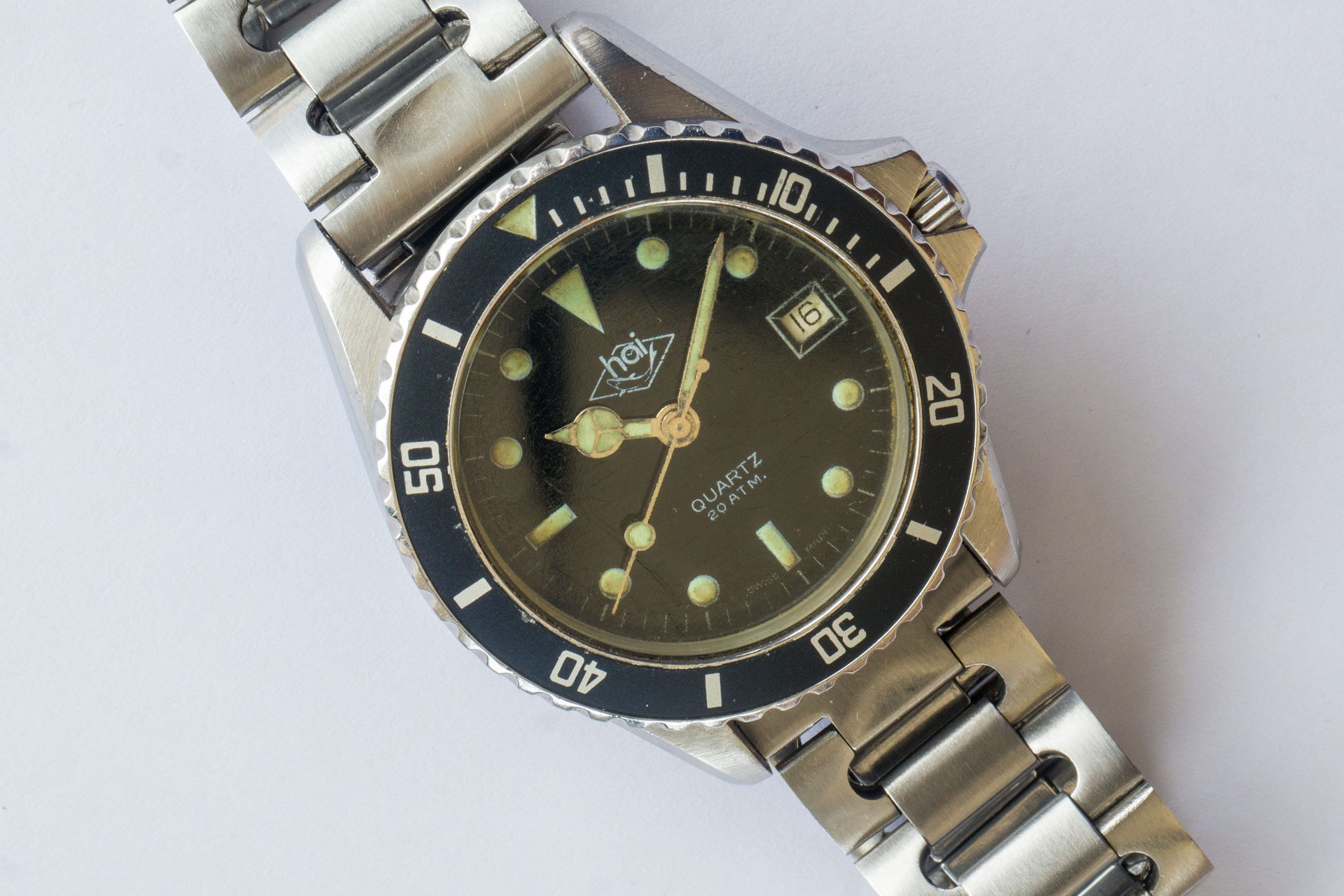 Heuer quartz diver best sale