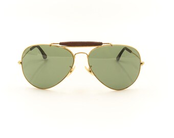RAY BAN LEATHERS Bausch Lomb B&L / Ray-ban Leather Outdoorsman 62