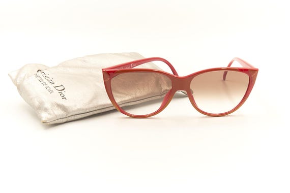 CHRISTIAN DIOR CD 2349 10 Red Optyl Made in Germany Vintage 