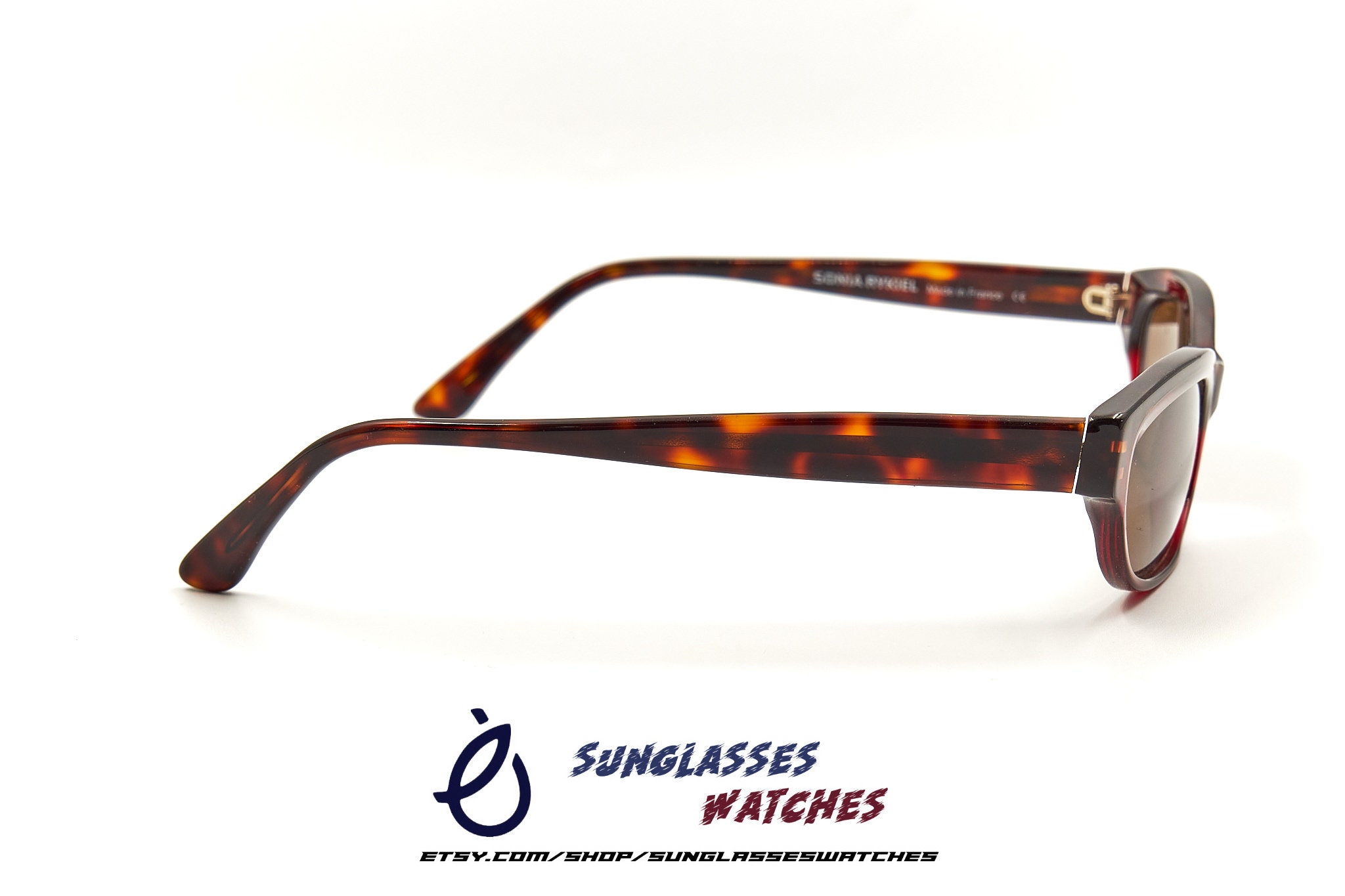SONIA RYKIEL Lunettes 7518 Tortoise Acetate Vintage Designer