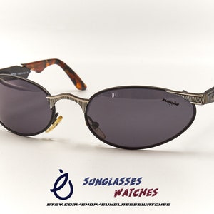 EUROPA Valottica 587 Black Vintage Iconic Sunglasses / Made in Italy / NOS / New Old Stock / Eyewear for Men & Women