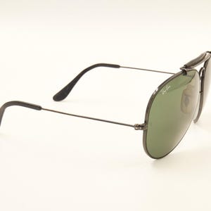 RAY BAN ボシュロム B&L USA / レイバン ブラック アウトドアマン 62 14 レア サングラス / 1980 年代 中古良好 / ヴィンテージ / メンズ レディース 画像 5