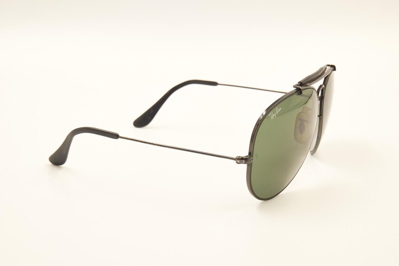 RAY BAN ボシュロム B&L USA / レイバン ブラック アウトドアマン 62 14 レア サングラス / 1980 年代 中古良好 / ヴィンテージ / メンズ レディース 画像 5