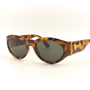 GIANNI VERSACE Mod 617 /A Col 279 Medusa Theme Vintage Authentic Designer Sunglasses / Good Preowned Condition Eyewear for Women