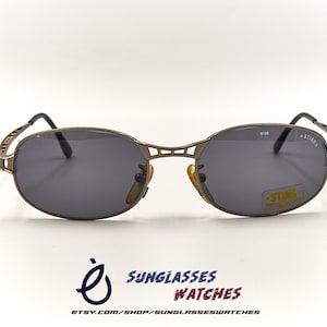 STING 4244 Col 670 Rusted Metal Steampunk Made in Italy Designer Sunglasses / Vintage Eyewear for Men & Women / New Old Stock