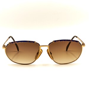 HAMPEL 2233 56 14 Made in Germany Metal Stylish Designer Sunglasses / NOS New Old Stock / Vintage Eyewear for Women