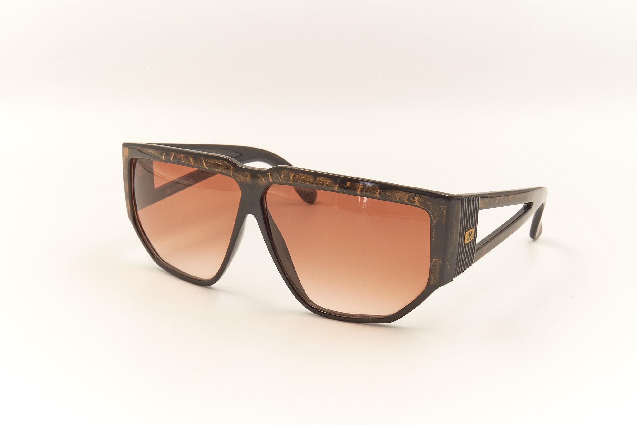 Courreges Paris Vintage Oversized Sunglasses FRAMES Brown Marbled 8829-3 C 134 Vintage COURREGES 8829-3  main image 3