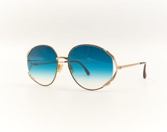 DELBA Creation M32 Avant Garde Oversized Vintage Designer Sunglasses for Women / Made in Italy / New Old Stock / NOS Eyewear