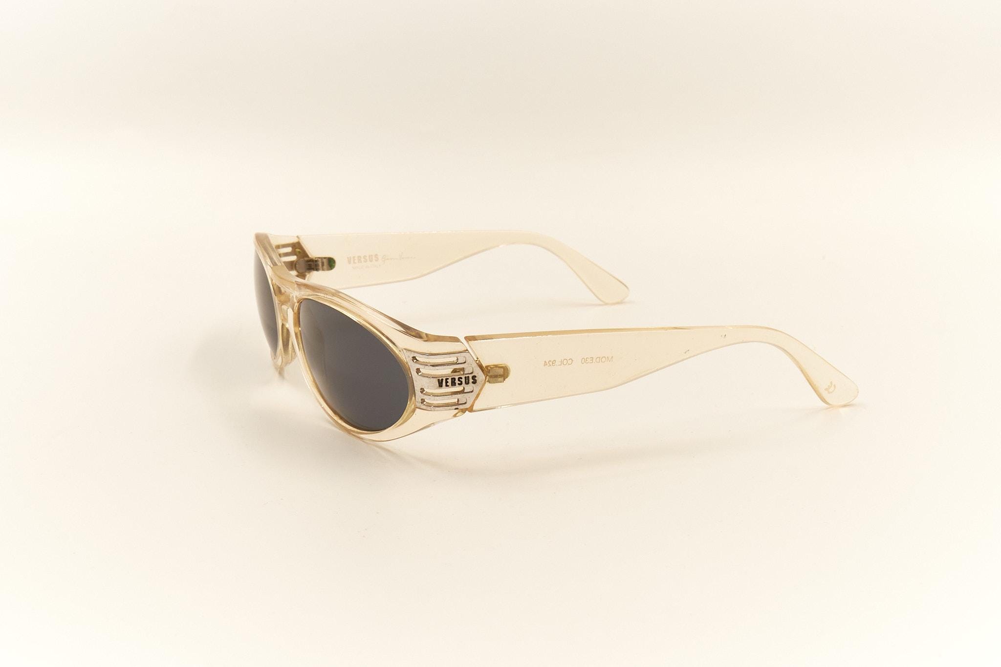 Vintage Authentic Versus Versace Sunglasses Rare MOD.E01 COL924 Vintage Versace S94 852 BK Sunglasses – RSTKD Vintage main image 2