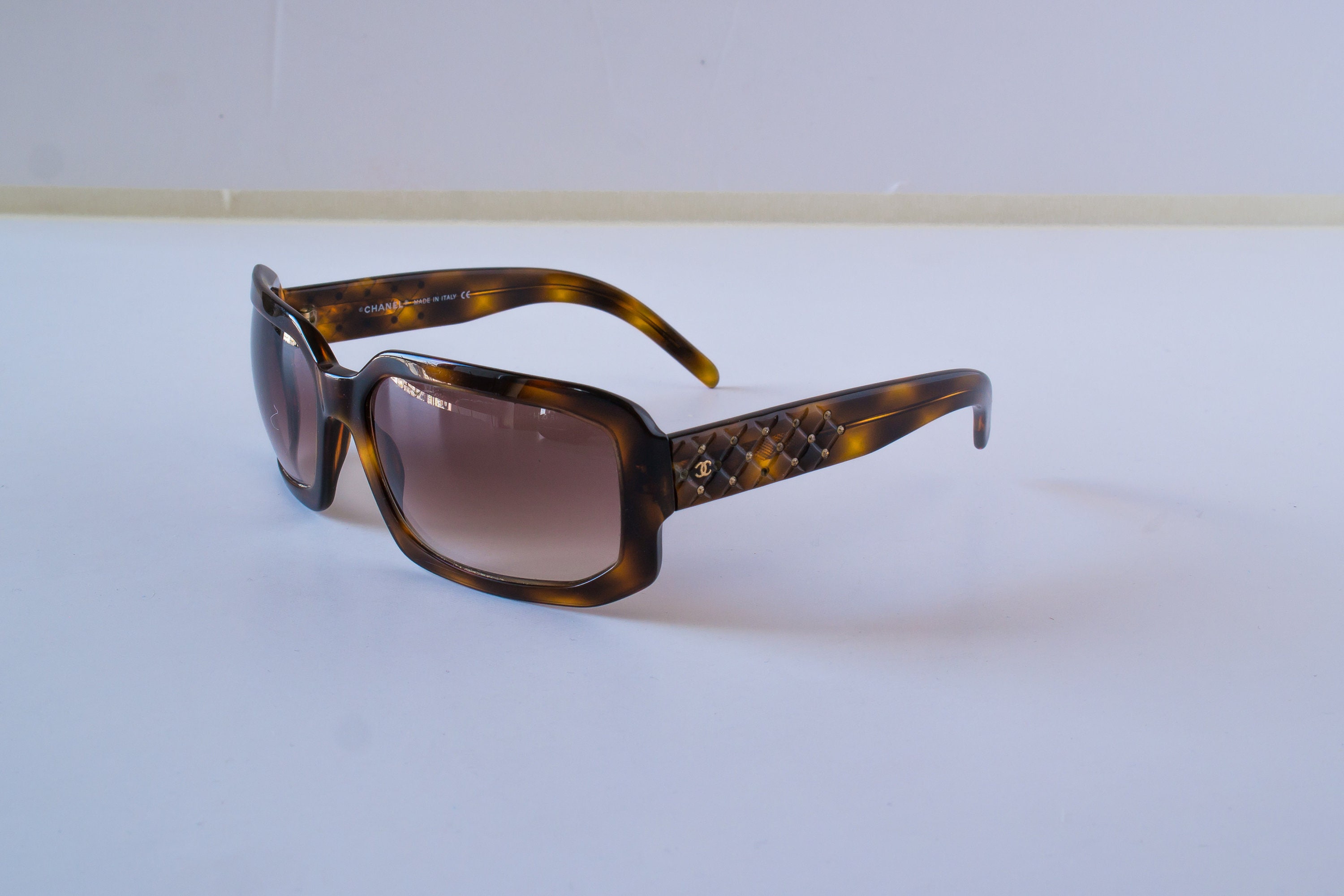 Chanel 5498B Sunglasses Yellow/Brown Butterfly Women