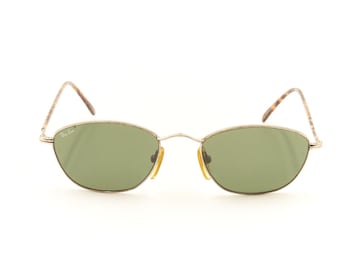 Ray Ban Bausch Lomb B&L W2656 Sidestreet Gatsby Tea Cup Slim Oval Sunglasses / Good Used Vintage Ray-Ban for Men Women Unisex 1990s Eyewear