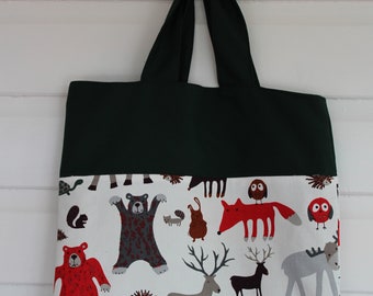 Woodland Animal Tote