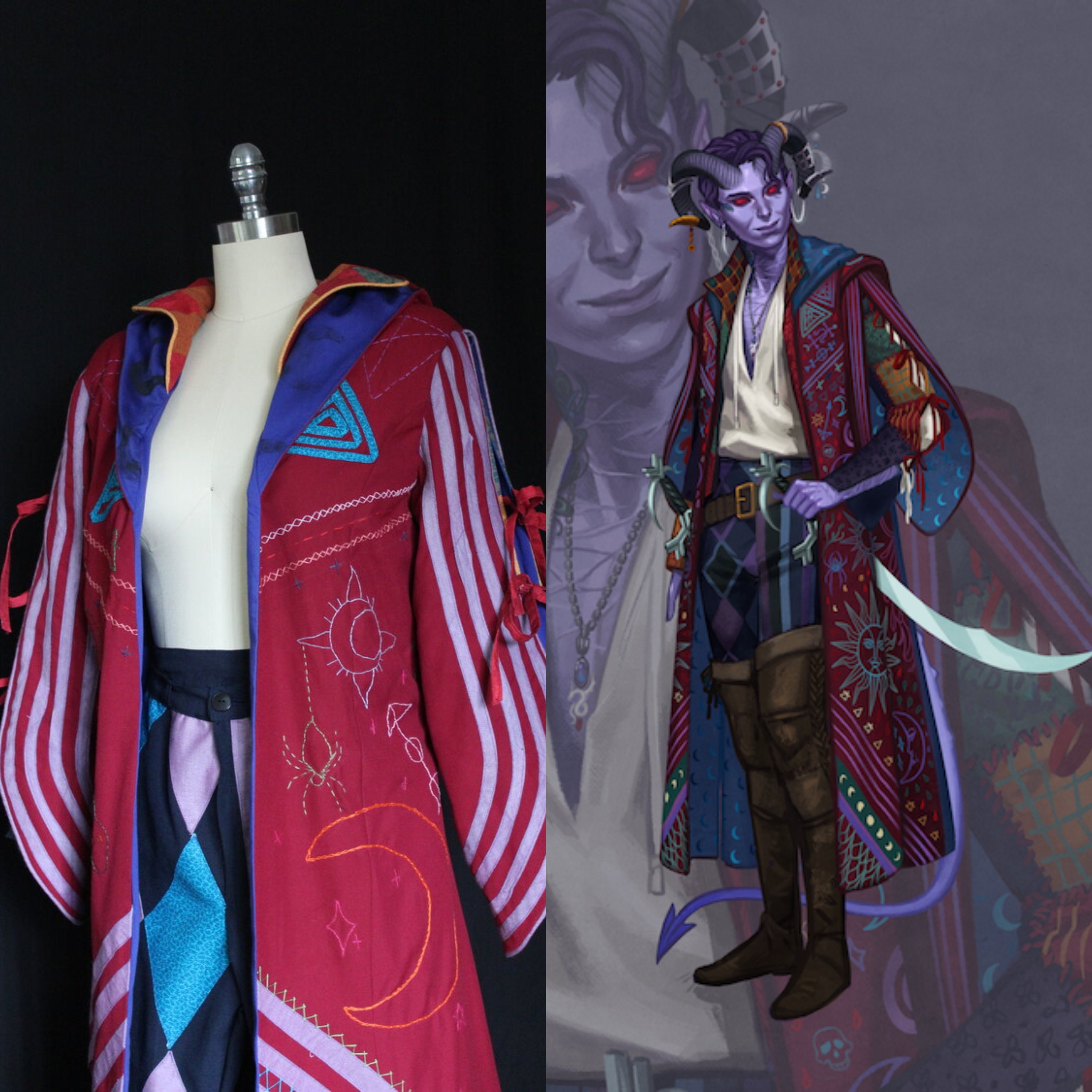 Mollymauk Costume Cosplay Custom Mighty Nein Etsy UK