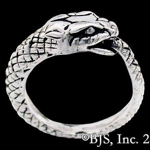 Ouroboros Ring, Sterling Silver Snake Eating Its Tail Ring, US Sizes 5 - 20, Ouroboros Jewelry, Snakes, Includes Free US Shipping