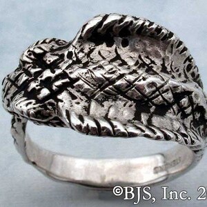 Cobra Ouroboros Ring, Sterling Silver Cobra Ring Eating Its Tail, US Sizes 5 20, Snake Jewelry, Snakes, Cobras, Includes Free US Shipping image 4