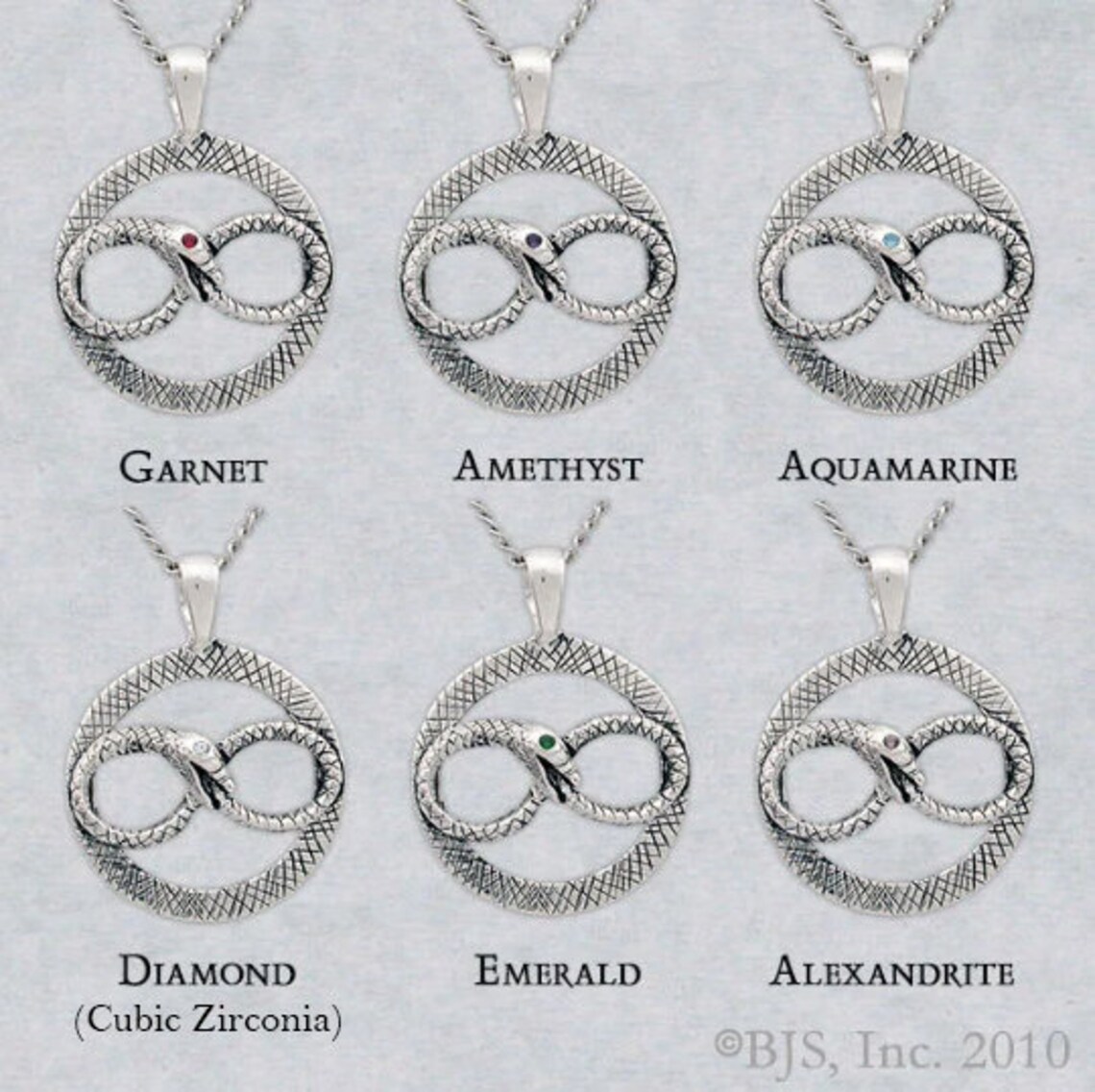 Ouroboros Necklace Infinity Snake Pendant Sterling Silver Etsy