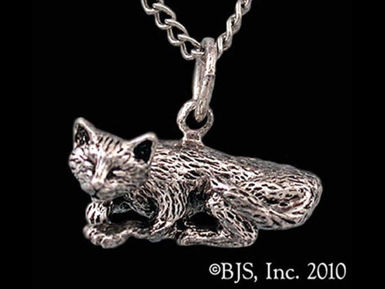 Patience Independence Cat Necklace Courage Sterling Silver Cat Pendant Pet Jewelry Includes Free US Shipping Cats Cat Jewelry