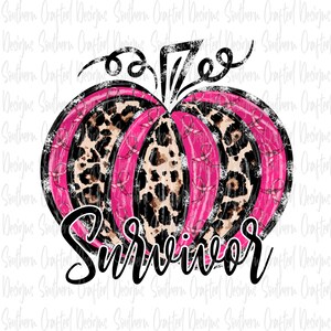 Breast cancer awareness png | survivor png | sublimation | awareness png | fall png | October | wear pink | digital | pumpkin