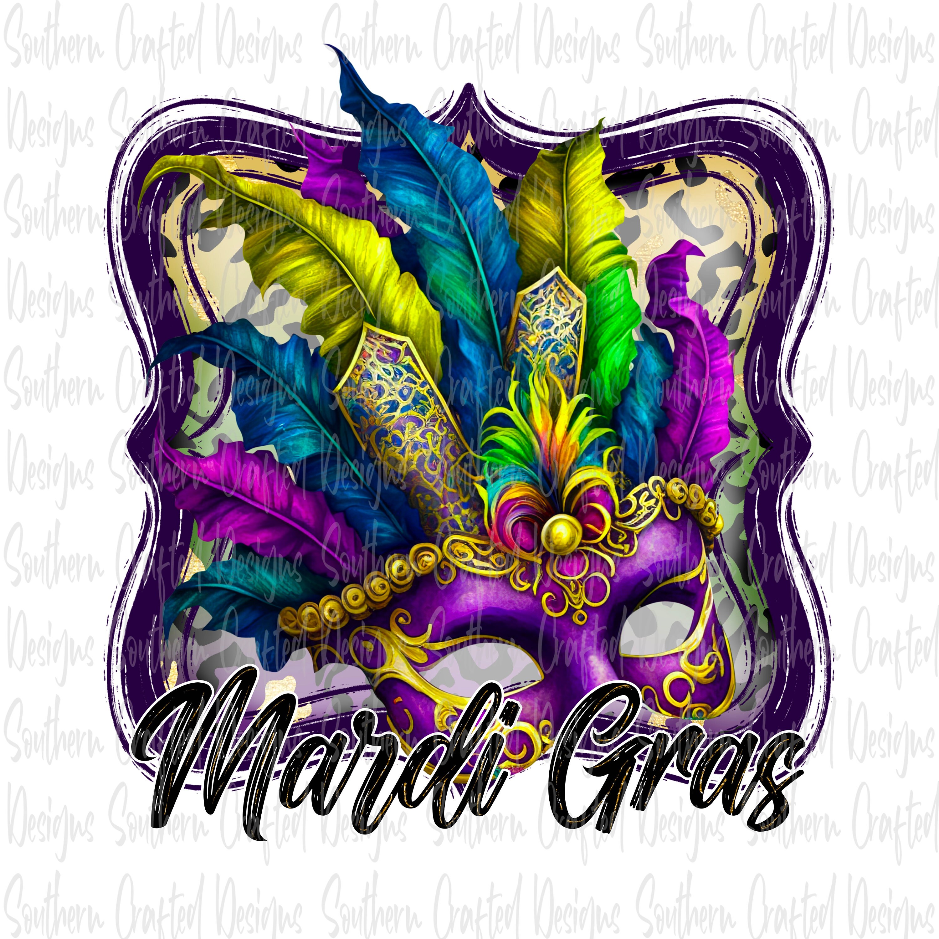 Mardi Gras png digital download | commercial use | bayou | Louisiana png | mask | sublimation | tshirt