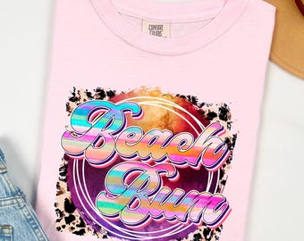 Summer png digital download | beach png | beach bum | sublimation | cheetah