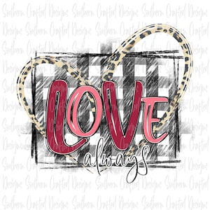 Love Png digitaler Download | kommerzielle Nutzung | Sublimationsdatei | Valentinstag Png | Herzen | Leopard | be mine | Plaid
