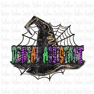 Dental assistant Halloween Png digital download | commercial use | Halloween Png | dentist | fall Png | dental assistant | sublimation